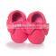 Foreign Trade Bow Soft Bottom Shoes 5107 Baby Shoes and Tassels