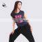 116112007 With Baiw Printing T shirt Dance Top