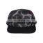 new fashion custom leather patch 5 panle plain dad hat
