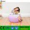 Factory flocked PVC inflatable booster cushion inflatable seat for kids
