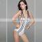 Sexy One Piece Swimsuit Strip Backless Women Monokini