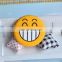 hot sell good quality funny emoji cute smile face soft PVC fridge magnet