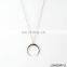 Dainty Simply Crescent Pendant Necklace