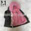 Custom Rex Rabbit Fur Coat For Kids Lovely Children Winter Coat For Wholesale