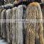 Factory wholesale customized size and color real raccoon fur trim strips