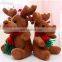 New Plush Toys Christmas Reindeer Stuffed Toys with Scarf