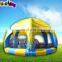 Non toxicity PVC blue round inflatable swimming water pool For Family use