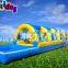 SINGLE line inflatable water slip N slide