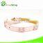Diamond leather dog leash for pet dog with collar