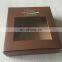 Zeal-x packing corrugated shipping box with clear window silk screen printing logo