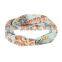 Women's hair bands Bohemian Style turban Headband with leaves prinitng cross hairwrap