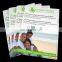 l shape a4 plastic file folder with advertisement