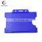 Custom pp material hard plastic horizontal business name id card holder