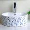 Bathroom ceramic new oval modern hand wash basin in factory price slivery counter luxury oval sink