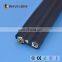 Elevator flat travelling cable 5 cores with 4 twisted pair signal wire  lift controlling cable travel cable