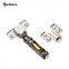 Competitive Price Filta Furniture Hardware 35mm Soft Closing Hydraulic Brass Plated Damper Clip on Cabinet Cupboard Hinge 9711