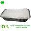 Aluminum Pans with Lids [100 Pack], Rectangular Aluminum Foil Grill Pans,Environmentally Friendly Disposable Aluminum Pans, Foil Pans with Lids for Freezing-400 ML