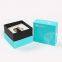 OEM rigid blue color paper box for holding watch with custom printing logo