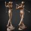 Handcraft Bronze Golf Statue, Lost Wax Casting Bronze Sport Style Statue