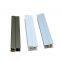 wardrobe sliding door track profile aluminium stile rail vertical handle