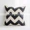 living room series custom plain cotton throw pillow cover