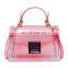 2020 summer Satchel Lady transparent Crossbody Bag Jelly Bag pvc women girls  clear purses good quality cheap