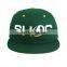 Головные уборы snapbacks с плоским козырьком, индивидуально по размеру, изготовленные из хлопчатобумажного твила