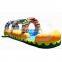 jungle zoo animal inflatable slip and slide for sale