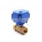 Miniature electric valve small electric ball valve for air gas liquid water