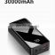 NEW Model Power Bank 30000mAh Multi USB Power Bank Portable Charger External Battery Powerbank