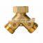 Brass Hose Pipe Tool 2 Way Connector 2 Way Tap Garden Hoses Pipes Splitters