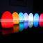 PE remote control colorful cordless rechargeable led table lamp shade