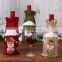 2020 amazon hot sale cheaper christmas snow santa wine bottle bags for wine decoration