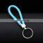 Leather Rope Keyring Metal Lovers Accessories Men's And Women's Car Pendant Braided Rope