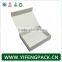 custom white cardboard paper packaging t-shirt box