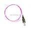 ST Multi Mode 0.9mm OM4 FTTH Fiber Optic Pigtail PVC LSZH Fiber Patch Cord