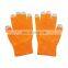 Custom Thicken Wool Mittens Crochet Women Men Acrylic Warm Knitted Glove Stretchy Winter Touch Screen Finger Knit Gloves
