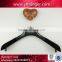 custom logo plastic clothes hanger suit plastic hanger with velvet shoulder                        
                                                                                Supplier's Choice