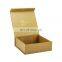 Wholesale custom logo Gold  folding box gift packaging