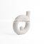 K&B New Design Nordic Modern Simple Creative Cheap Small Round White Ceramic Vases Flower Arrangement Porcelain Home Decoration