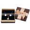 Luxury Hot Style  Factory Wholesale Custom Jewelry Box Paper  Brown  bowknot Jewelry Box