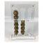 T shaped free standing clear acrylic k-cup coffee pod storage holder