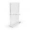 Simple design acrylic table sign display, stand menu holder