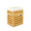 Bamboo bathroom accessory set soap dispenser toothbrush holder bath bin natural wooden bathroom decoration sets