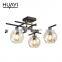 HUAYI Classic And Unique American Style Large Glass Bulb Chandelier Fixtures Modern LED Ceiling Lights