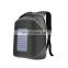 Solar charged computer backpack outdoor travel bag backpack
