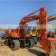 Колесный экскаватор для дорожного строительства, слово Doosan, используемый экскаватор DH150, DH150 - 7 в высококачественном состоянии