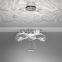 Nordic Style Flower Shape Pendant Light Indoor Decoration Staircase Unique Design LED Chandelier For Hotel Office