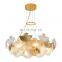 Postmodern Simple Luxury Home Pendant Light Living Room Villa Dining Bedroom Creative Glass Maple Leaf Chandelier