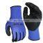 Custom Seamless Knitting NBR Glove Working Micro Foam Technology Nitrile Finish Grease Resistance Gloves Guantes de trabajo Dip
